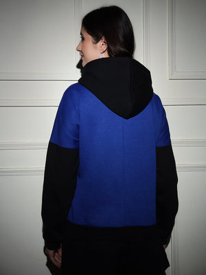 TANDUL  Women Full Sleeve Solid Hooded Sweatshirt