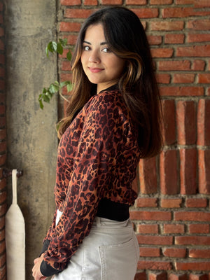 TANDUL Women Striking Leopard Printed Jacket