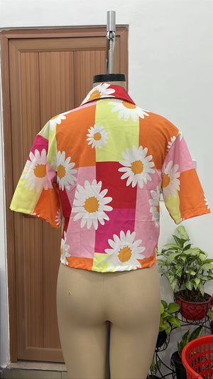 TANDUL Women Vibrant Floral Printed Shirt