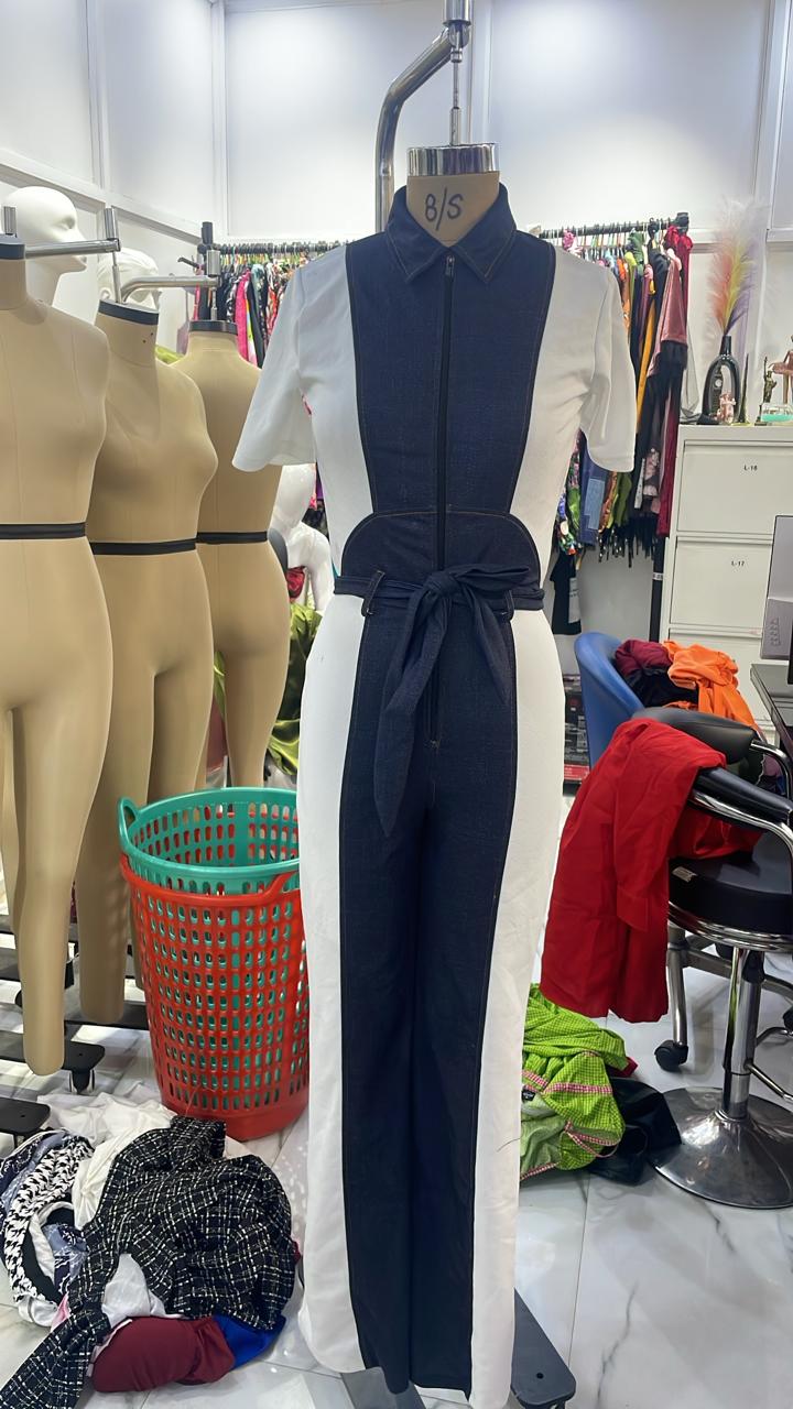 TANDUL Women Elegant Long Printed Jumpsuit