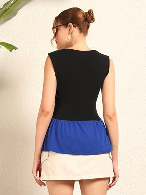 TANDUL Women Stylish Blue Top