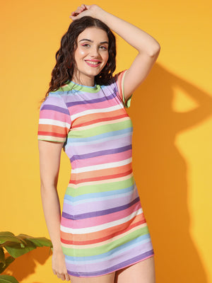 TANDUL  Women Bodycon Multicolor Dress