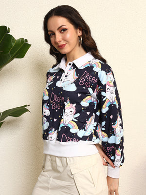 TANDUL Women Pretty Printed Sweatshirt