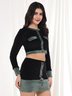 TANDUL Top Skirt Co-ords Set