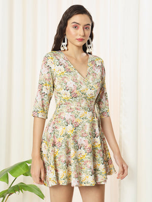 TANDUL  Women Fit and Flare Multicolor Dress