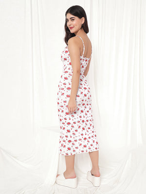 TANDUL  Women Bodycon White Dress