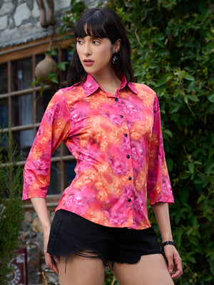 TANDUL Women Multicolor Printed Shirt