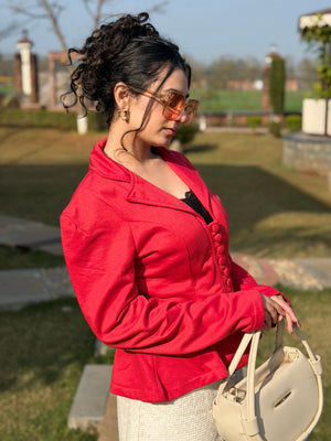 TANDUL Polyester Solid Coat For Women