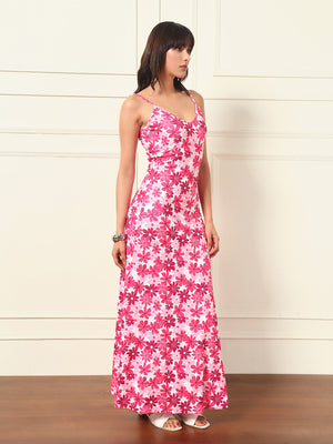TANDUL Women Pink  Floral Dress