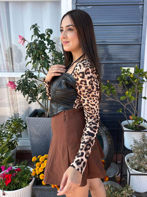 TANDUL Women Stunning Animal Printed Top