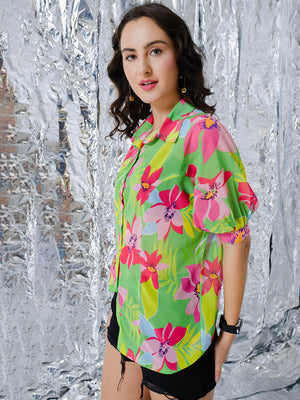 TANDUL  Women Regular Fit Printed Casual Shirt