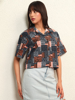 TANDUL Women Multicolor Printed Shirt