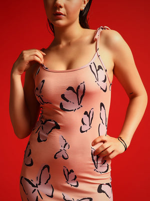 TANDUL  Women Bodycon Pink Dress