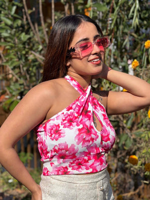 TANDUL Women Stunning Floral Printed Top