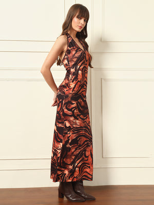 TANDUL Women Tiger Printed Dress