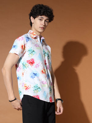 TANDUL  Men Regular Fit Printed Casual Shirt