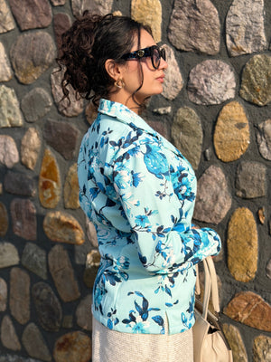 TANDUL Women Multicolor Floral Printed Blazer