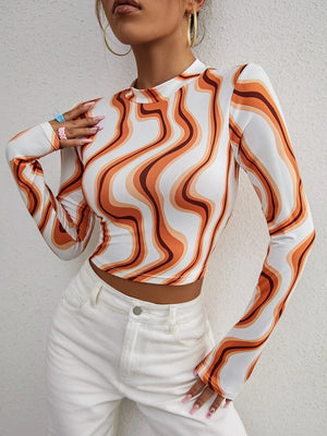 TANDUL  Casual Regular Sleeves Printed Women Multicolor Top