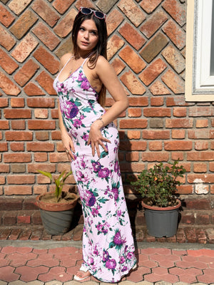 TANDUL Women Purple Floral Printed Dress