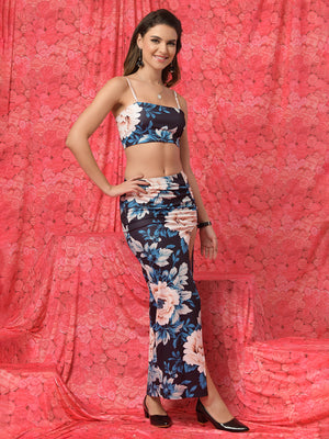 TANDUL Tunic Skirt Co-ords Set
