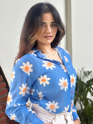 TANDUL  Women Regular Fit Printed Casual Shirt