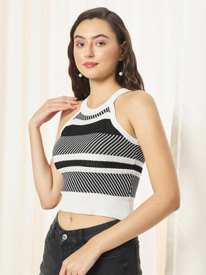 TANDUL  Casual Sleeveless Printed Women Multicolor Top