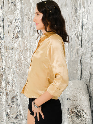 TANDUL  Women Regular Fit Solid Casual Shirt