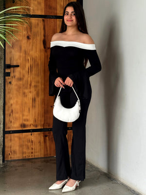 TANDUL Women Solid Black Jumpsuit