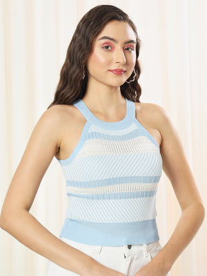 TANDUL  Casual Sleeveless Printed Women Multicolor Top
