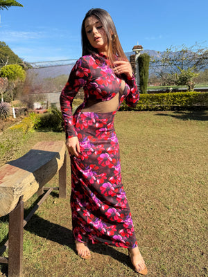 TANDUL Women Stunning Floral-Patterned Dress
