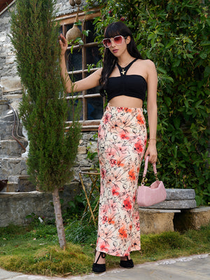 TANDUL Women Floral Printed Skirt