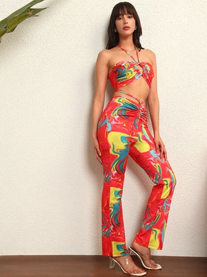 TANDUL Women Two Piece Dress Multicolor Dress