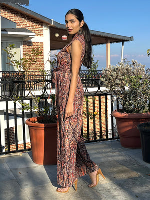 TANDUL Women Multicolor Printed Jumpsuit