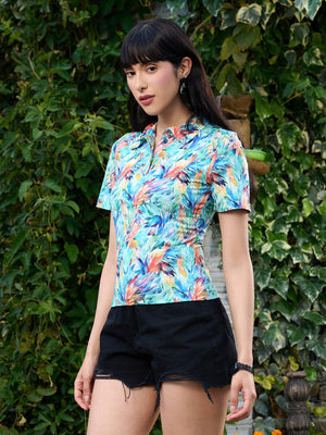 TANDUL Women Multicolor Printed T-shirt