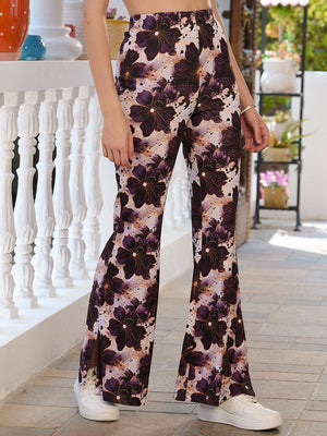 TANDUL Women Multicolor Floral Printed Trouser