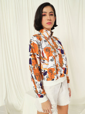 TANDUL  Women Full Sleeve Printed Sweatshirt