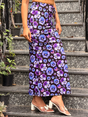 TANDUL Women Floral Printed Multicolor Maxi Skirt