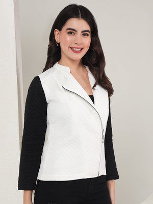 TANDUL  Women Solid Quilted Jacket