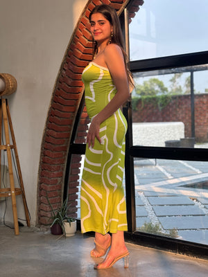 TANDUL  Women Bodycon Light Green Dress