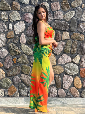 TANDUL Tropical Printed Co-ords Set