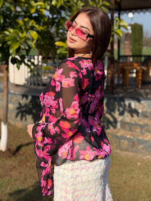 TANDUL Women Exquisite Floral Top