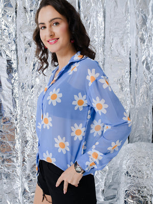 TANDUL  Women Regular Fit Printed Casual Shirt
