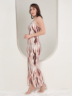 TANDUL  Women Bodycon Brown Dress
