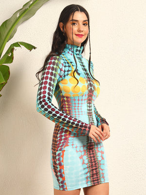 TANDUL Women Printed Bodycon Dress