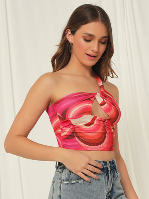 TANDUL  Casual Sleeveless Printed Women Multicolor Top