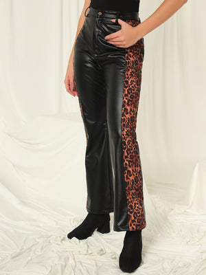 TANDUL  Women Regular Fit Black Lycra Blend Trousers