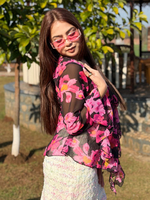 TANDUL Women Exquisite Floral Top