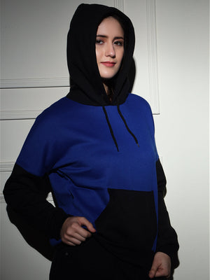 TANDUL  Women Full Sleeve Solid Hooded Sweatshirt