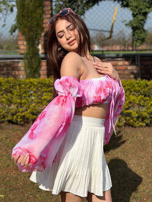 TANDUL Women Stunning Floral Printed Top