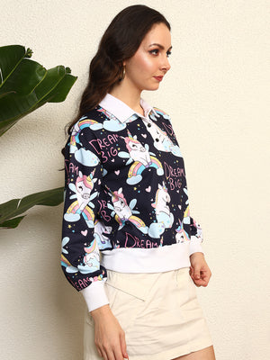 TANDUL Women Pretty Printed Sweatshirt